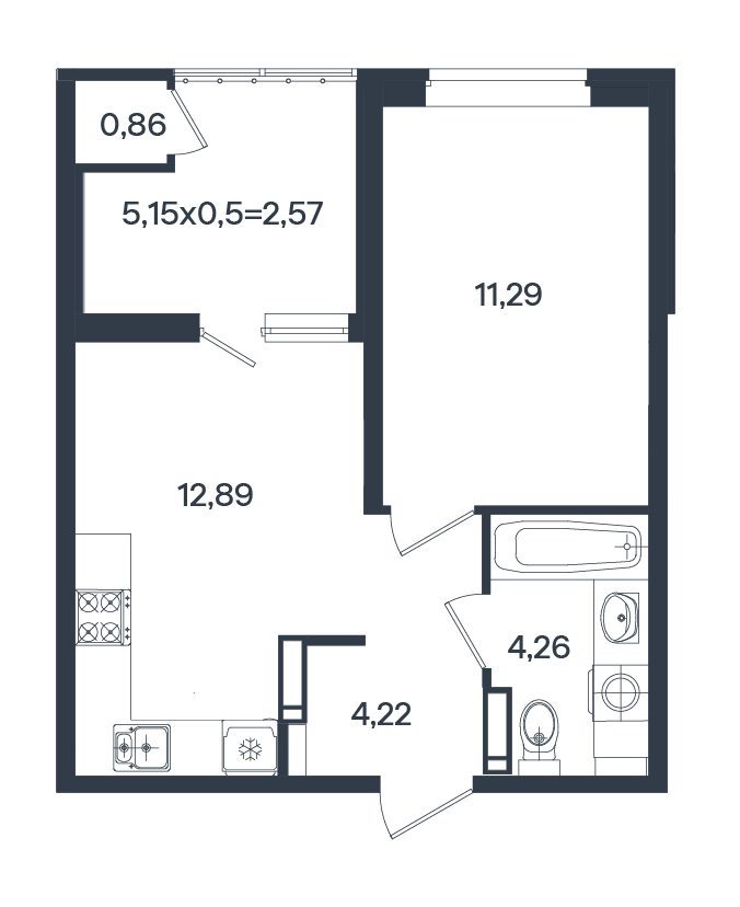 1К-квартира