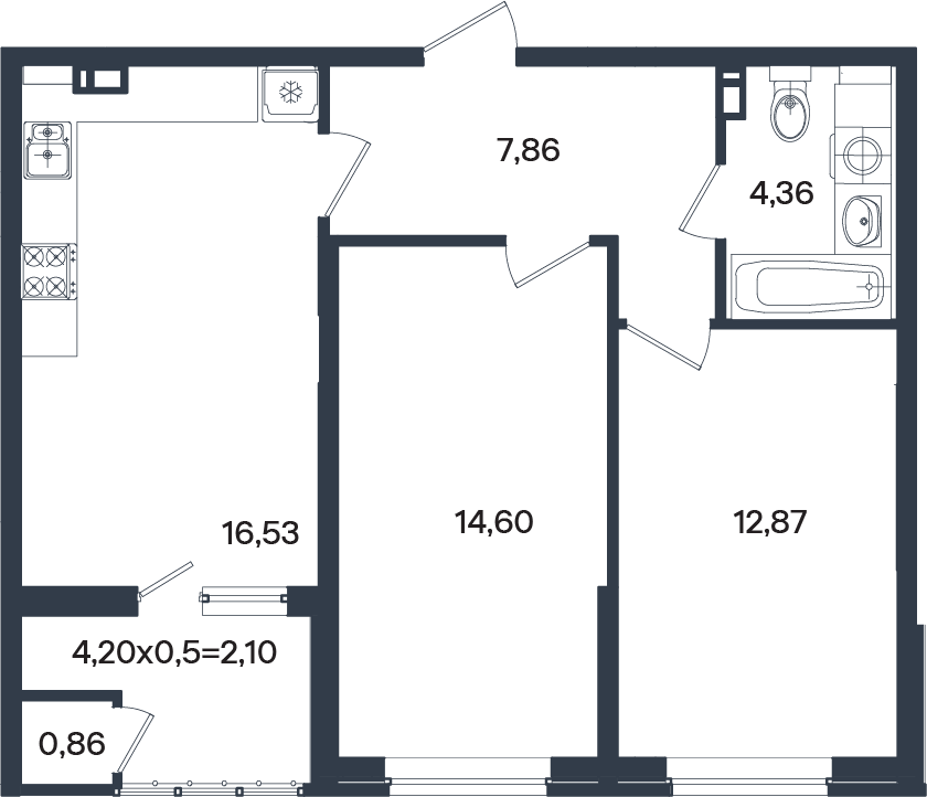 2К-квартира