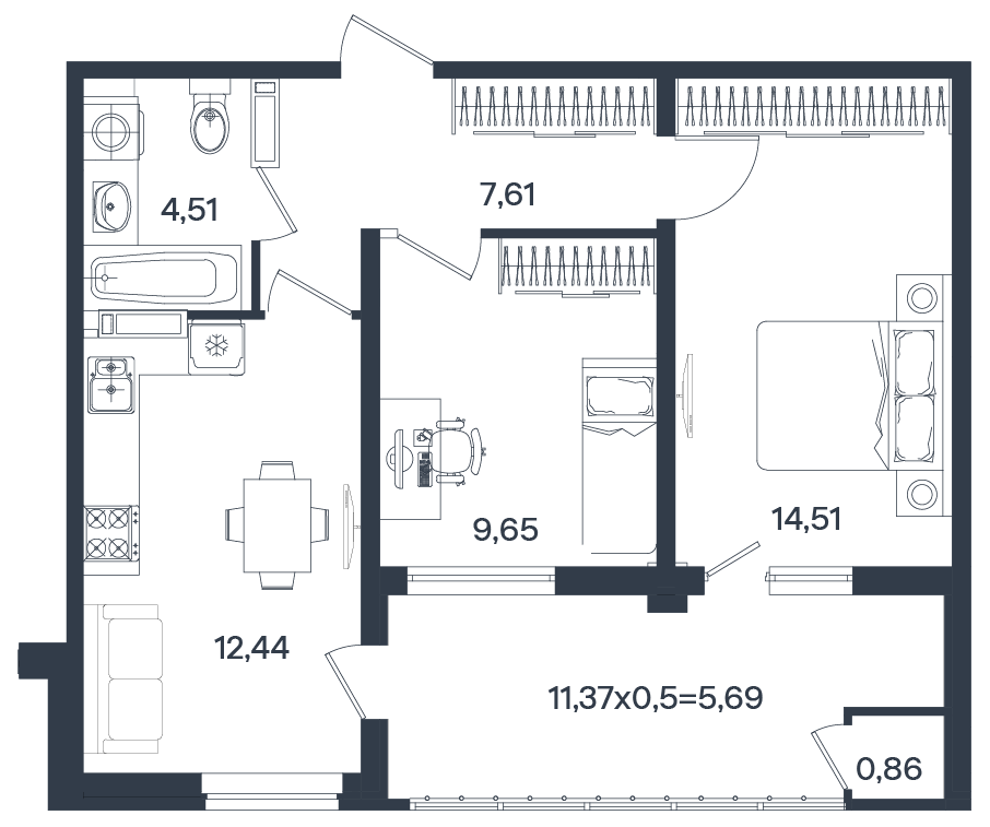2К-квартира