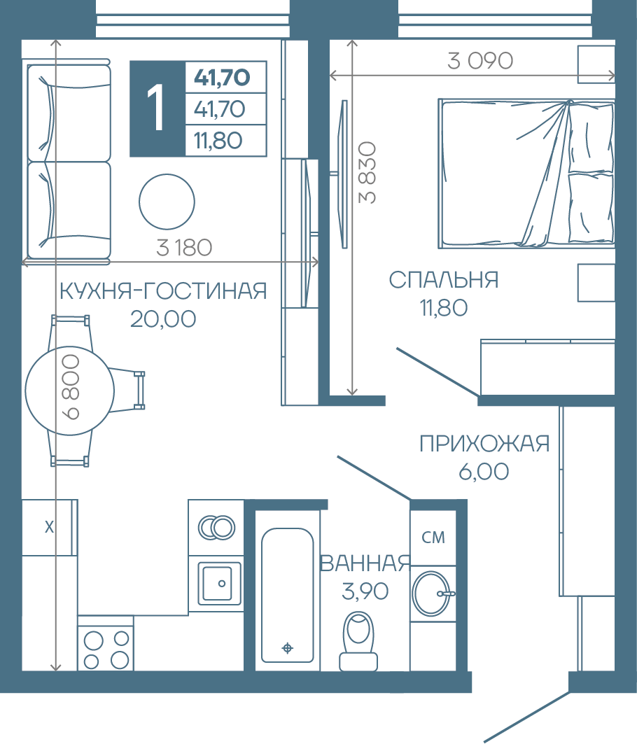1К-квартира
