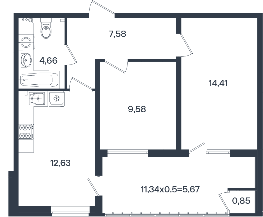 2К-квартира