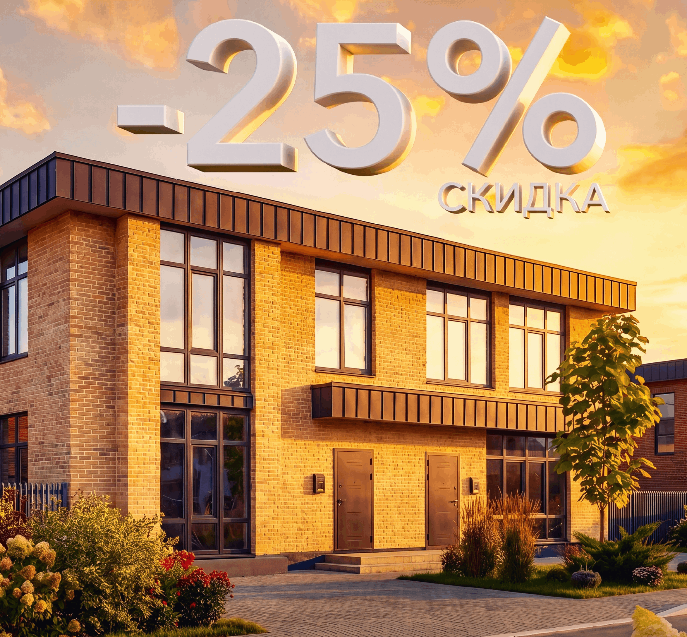 Свой дом ближе, чем кажется. Скидки до 25% на таунхаусы и коттеджи