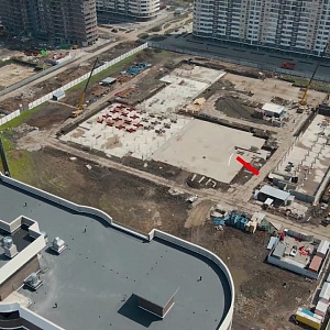 Школа вблизи ул. Командорской - ход строительства, май-2021
