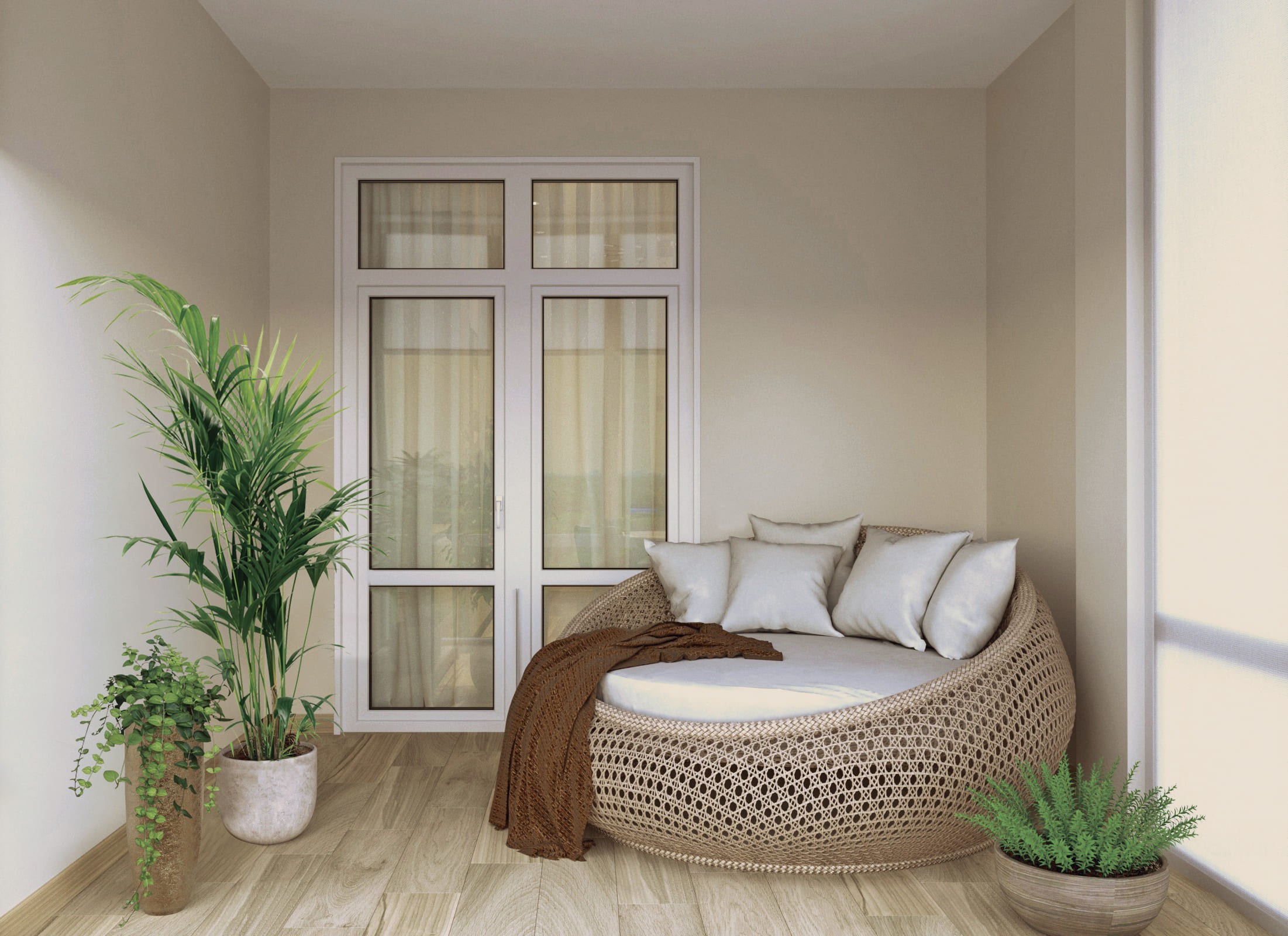 Отделка «Оникс», Лоджия