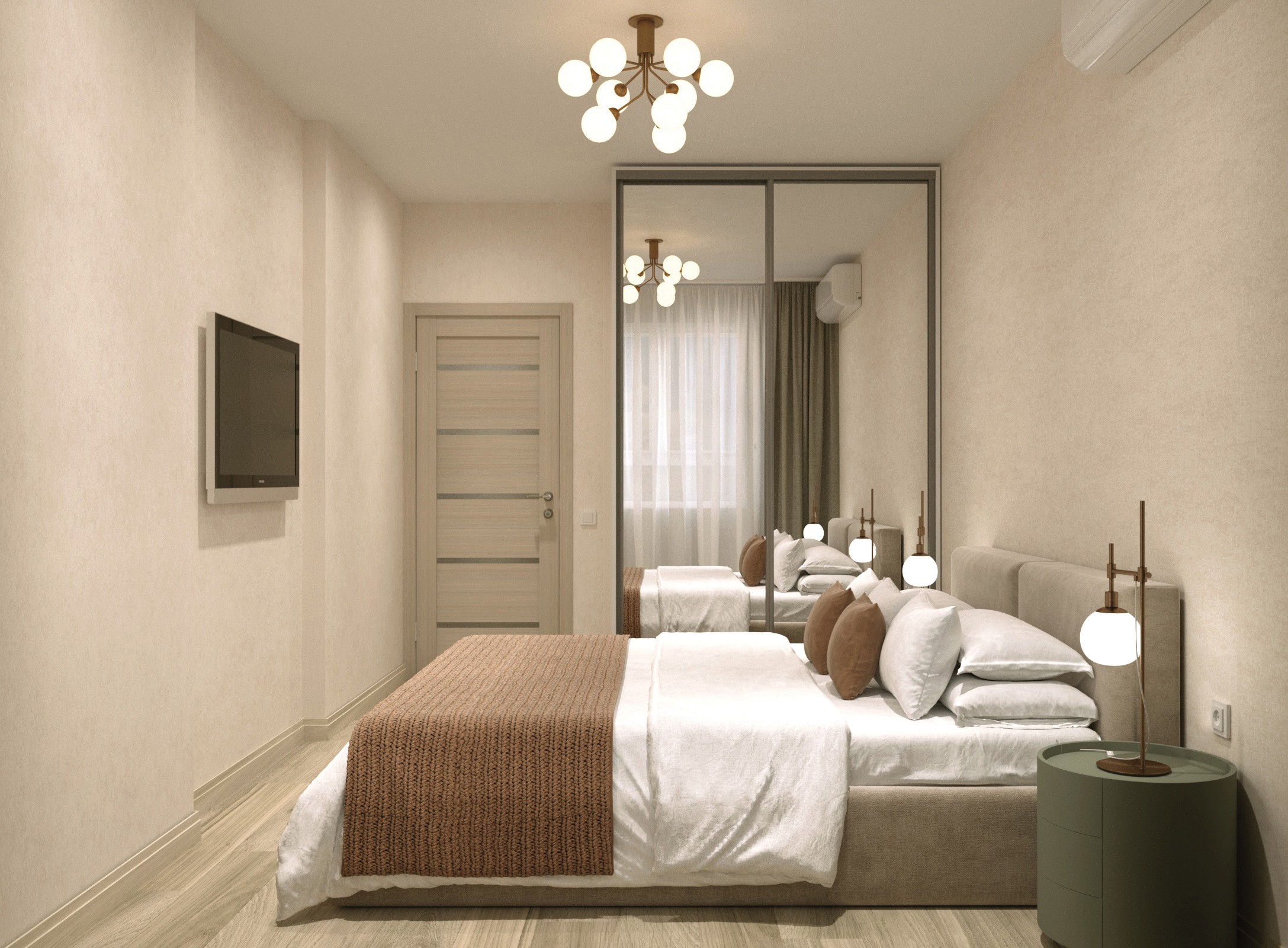 Отделка «Оникс», Спальня